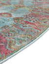 Caribbean Breeze Collection Area Rug -  Juniper Round Blue  lifestyle 41