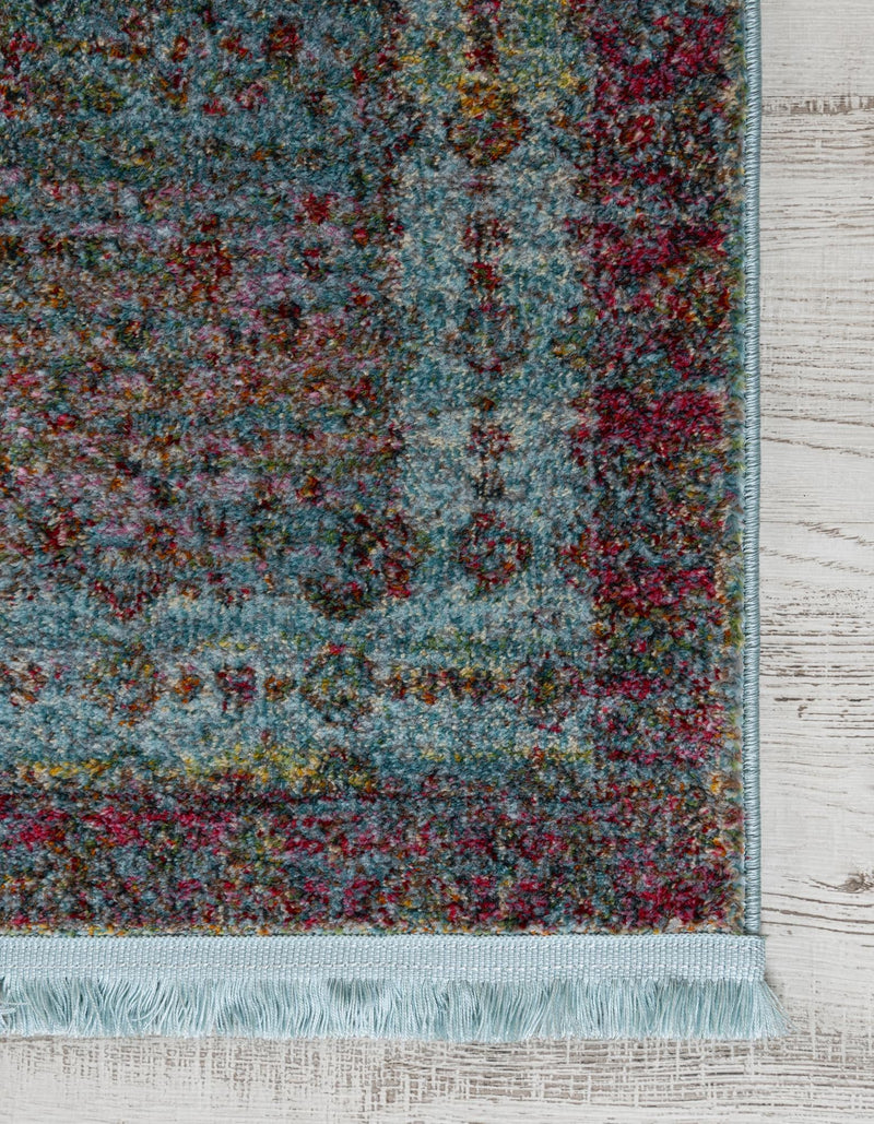 Caribbean Breeze Collection Area Rug -  Juniper Runner Blue  lifestyle 24