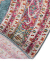 Caribbean Breeze Collection Area Rug -  Windward Round Turquoise  lifestyle 77