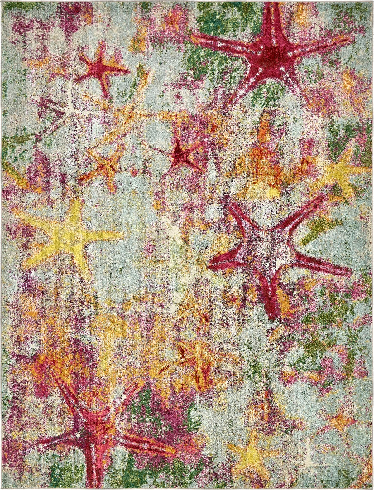 Sorrento Shores Collection Area Rug - Positano Rectangle Multi  lifestyle 3