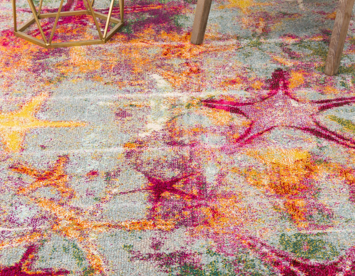 Sorrento Shores Collection Area Rug - Positano Rectangle Multi  lifestyle 8