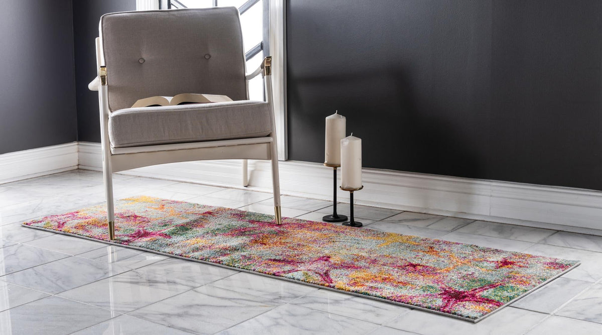 Sorrento Shores Collection Area Rug - Positano Runner Multi  lifestyle 39