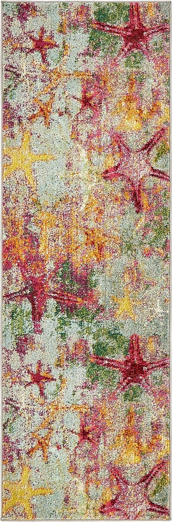 Sorrento Shores Collection Area Rug - Positano Runner Multi  lifestyle 64