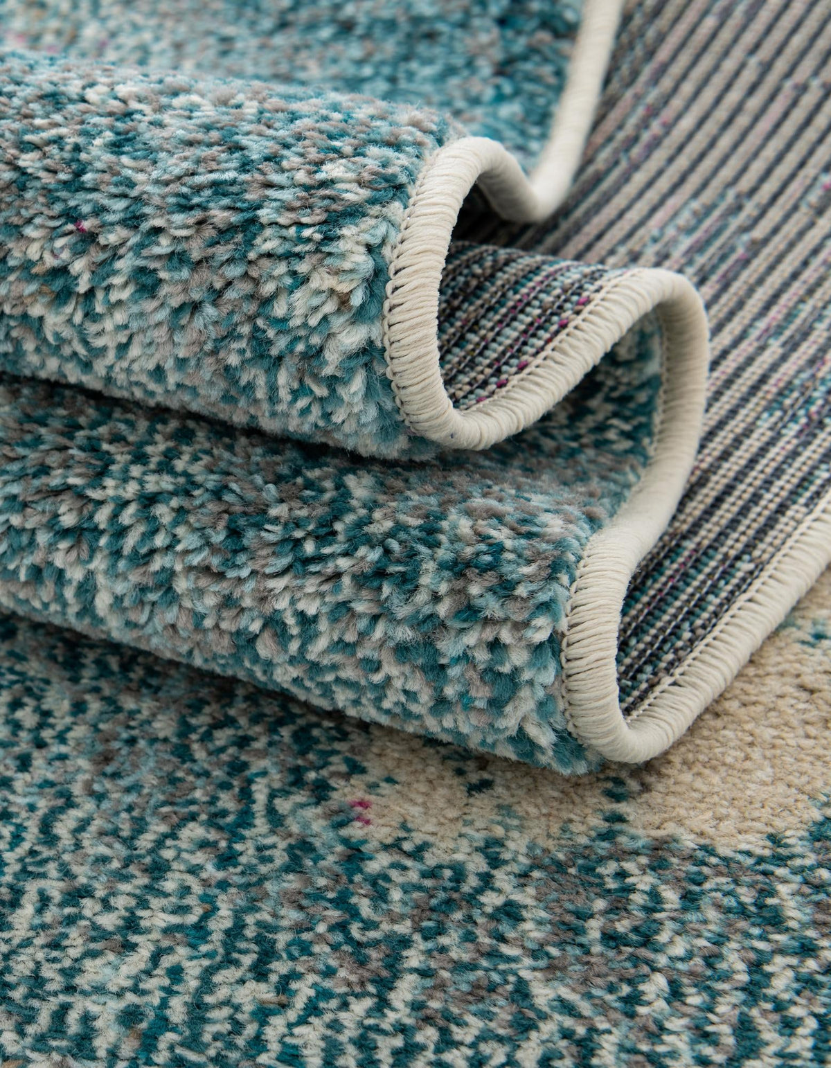 Sorrento Shores Collection Area Rug -  Vico Rectangle Light Blue  lifestyle 23