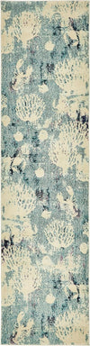Sorrento Shores Collection Area Rug -  Vico Runner Light Blue  lifestyle 26