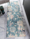 Sorrento Shores Collection Area Rug -  Vico Runner Light Blue  lifestyle 30