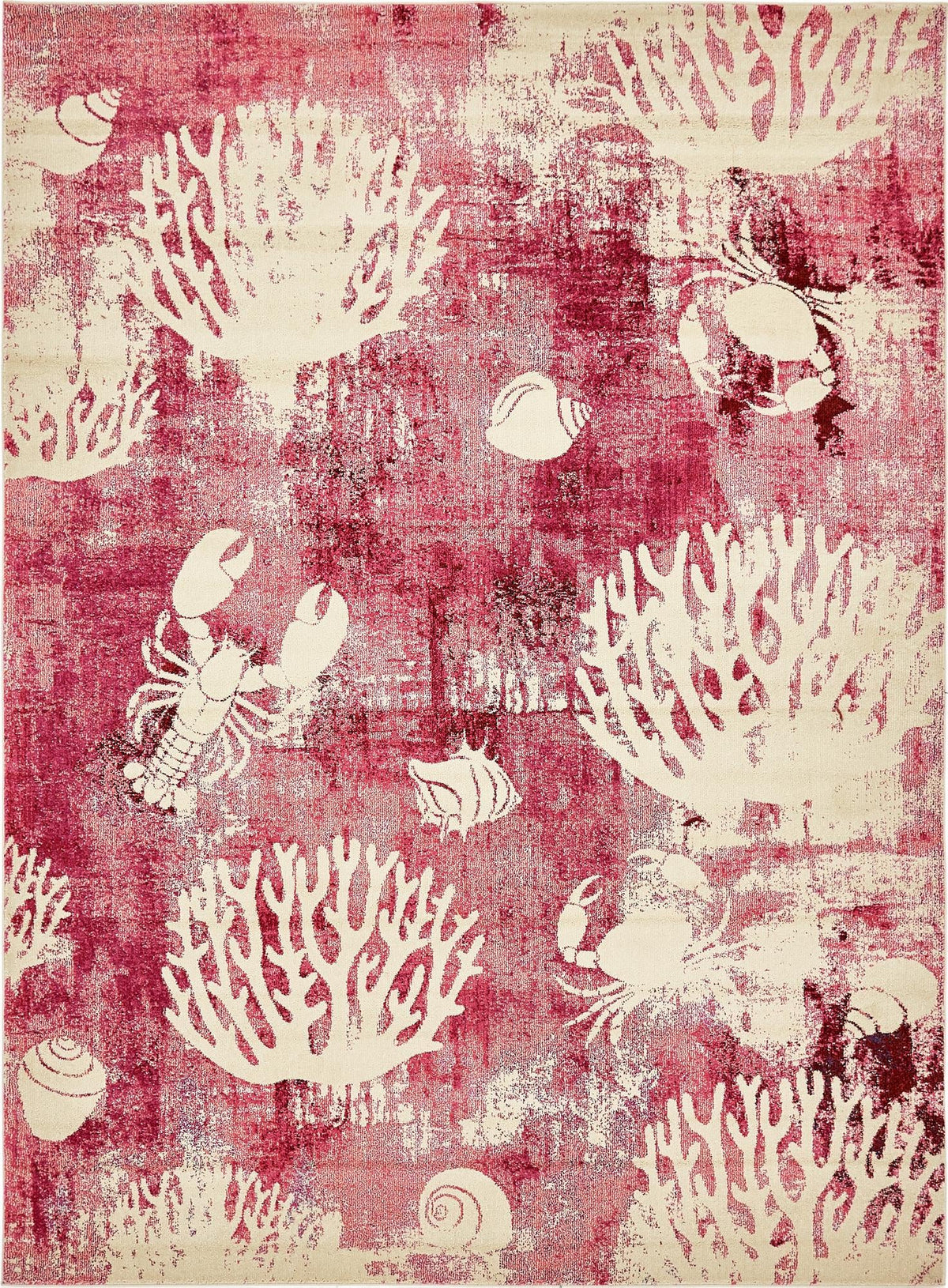 Sorrento Shores Collection Area Rug -  Vico Rectangle Pink  lifestyle 4