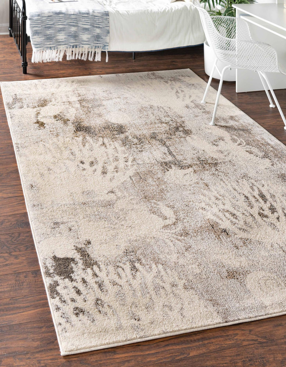 Sorrento Shores Collection Area Rug -  Vico Rectangle Light Gray  lifestyle 3
