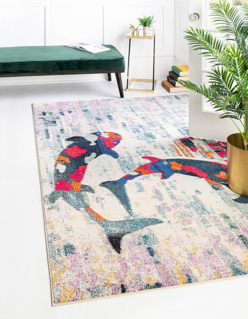 Sorrento Shores Collection Area Rug -  Marina Rectangle Beige  lifestyle 2