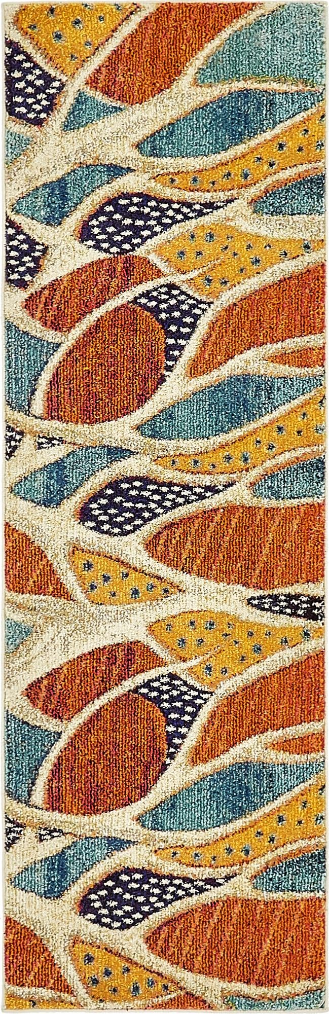 Sorrento Shores Collection Area Rug -  Atrani Runner Rust Red  lifestyle 17