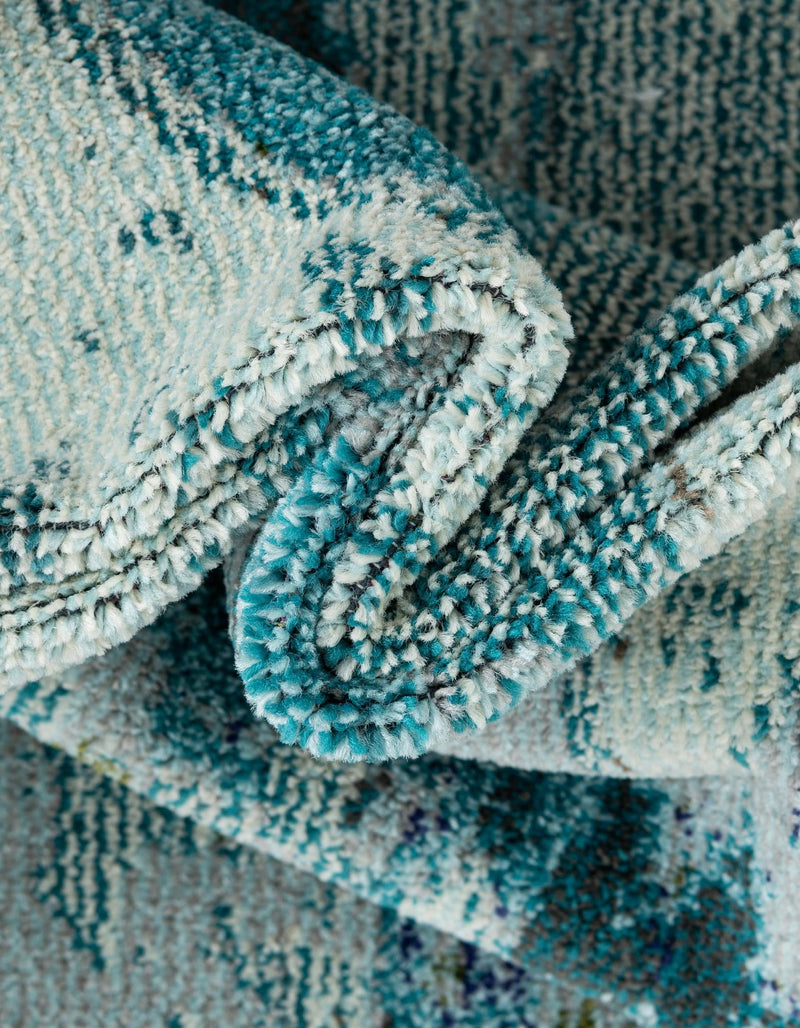 Sorrento Shores Collection Area Rug -  Praiano Rectangle Light Blue  lifestyle 8
