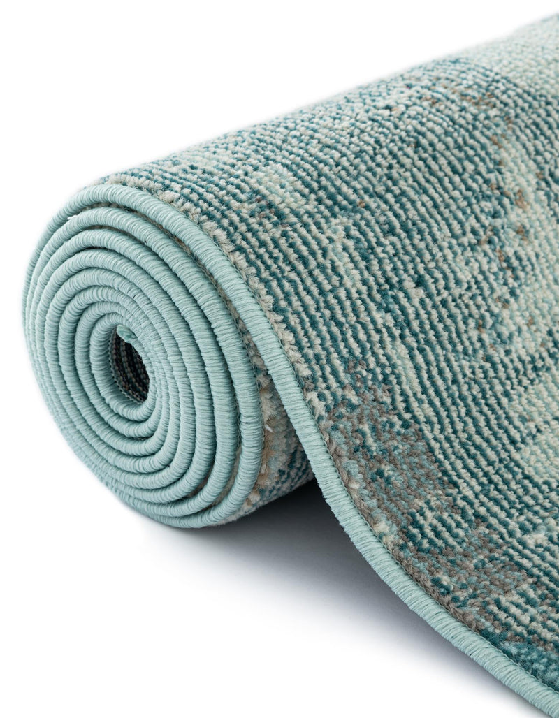 Sorrento Shores Collection Area Rug -  Praiano Rectangle Light Blue  lifestyle 12