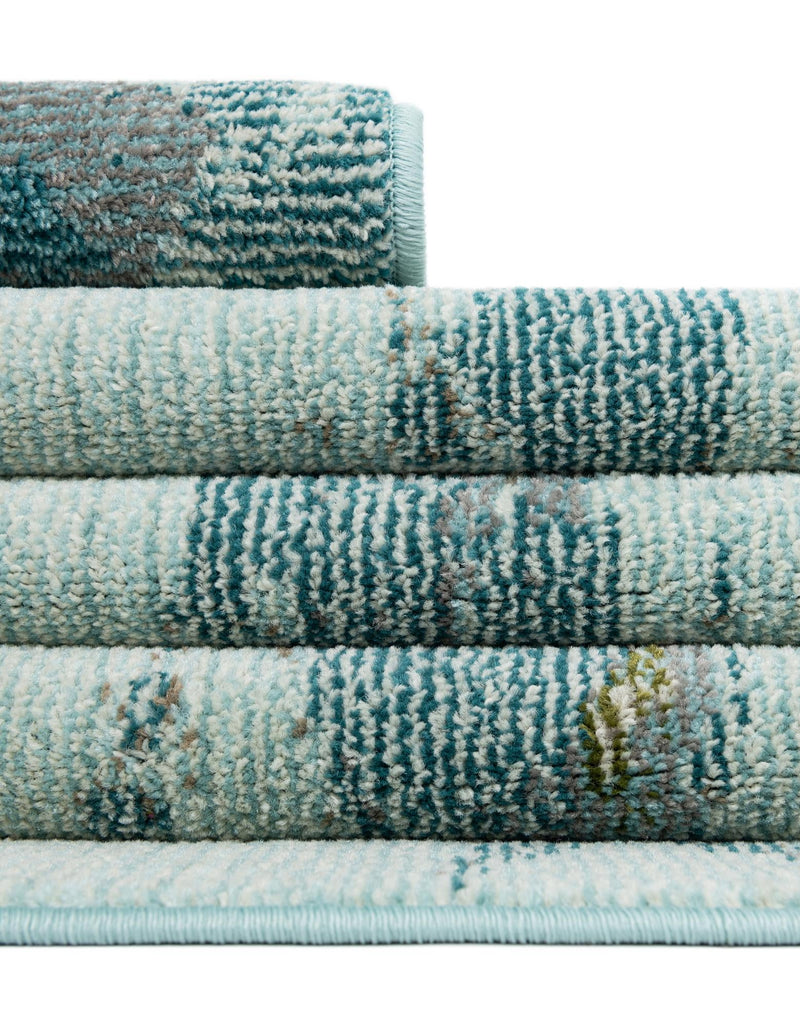 Sorrento Shores Collection Area Rug -  Praiano Rectangle Light Blue  lifestyle 14