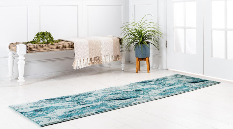 Sorrento Shores Collection Area Rug -  Praiano Runner Light Blue  lifestyle 18