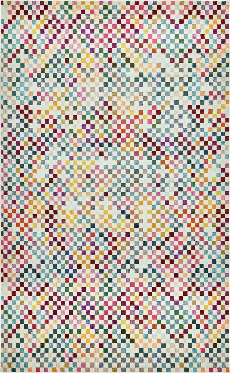 Chromatic Oasis Collection Area Rug -  Flora Rectangular Multi  lifestyle 16