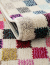 Chromatic Oasis Collection Area Rug -  Flora Rectangle Multi  lifestyle 6