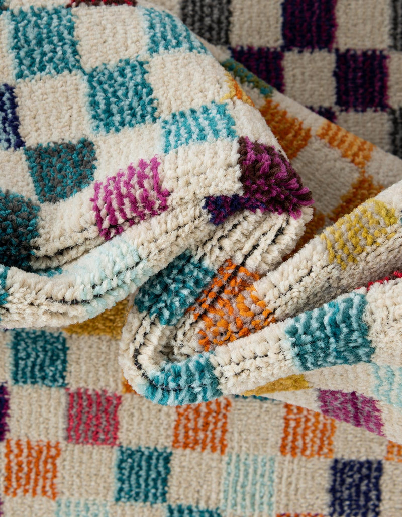 Chromatic Oasis Collection Area Rug -  Flora Rectangle Multi  lifestyle 8
