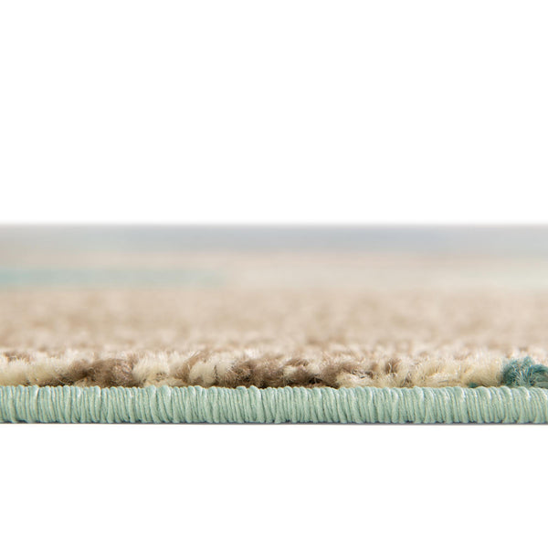 Chromatic Oasis Collection Area Rug -  Zephyr Rectangle Blue  lifestyle 18