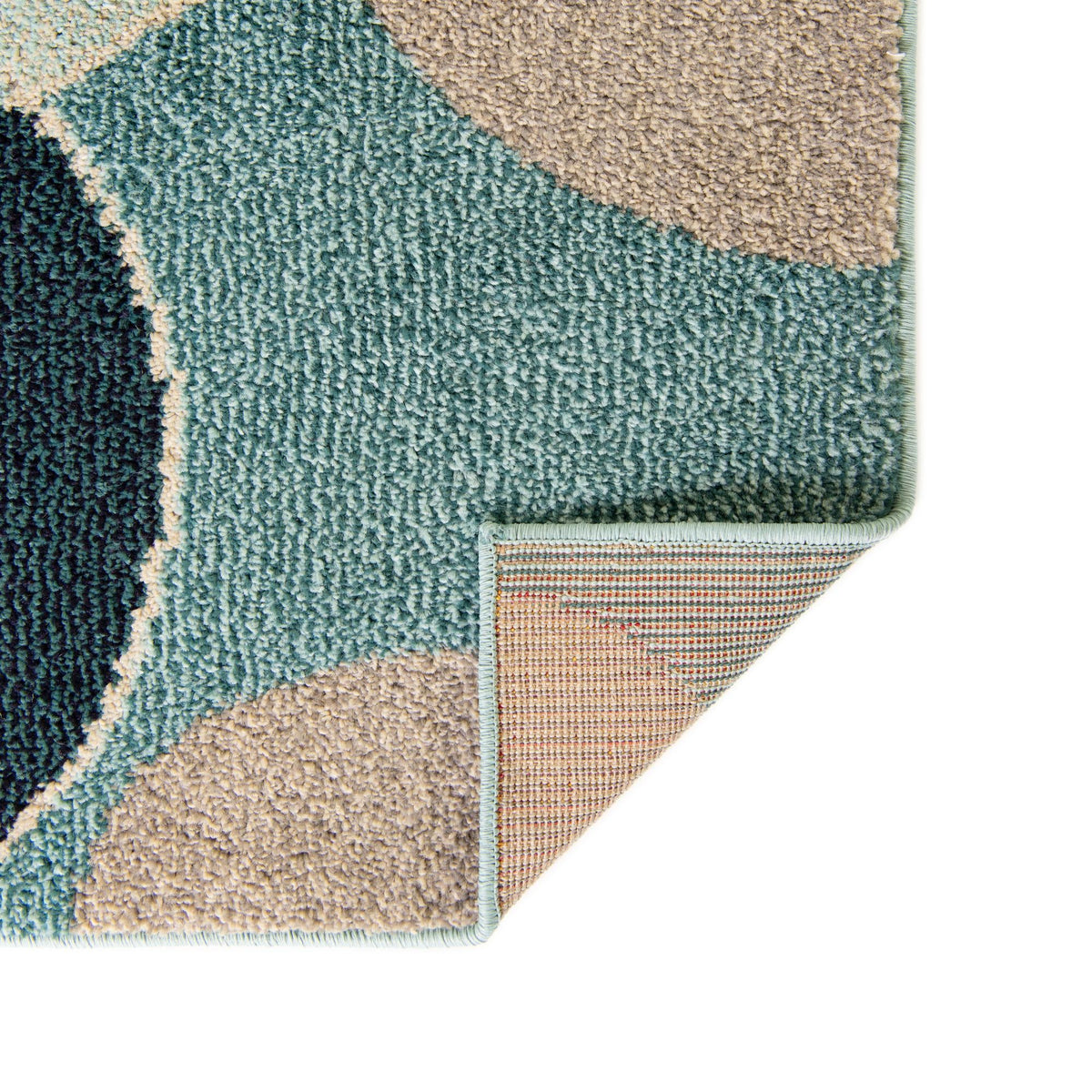 Chromatic Oasis Collection Area Rug -  Zephyr Rectangle Blue  lifestyle 22