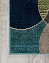 Chromatic Oasis Collection Area Rug -  Zephyr Rectangle Blue  lifestyle 10