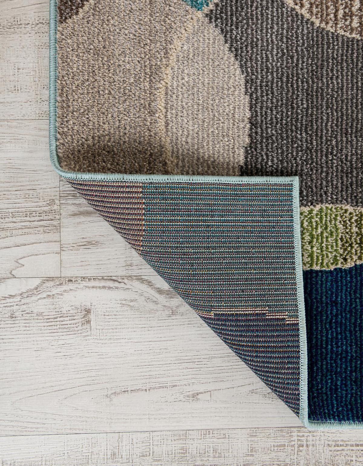 Chromatic Oasis Collection Area Rug -  Zephyr Rectangle Blue  lifestyle 11