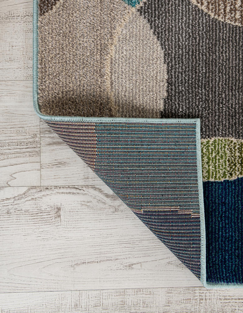 Chromatic Oasis Collection Area Rug -  Zephyr Rectangle Blue  lifestyle 11