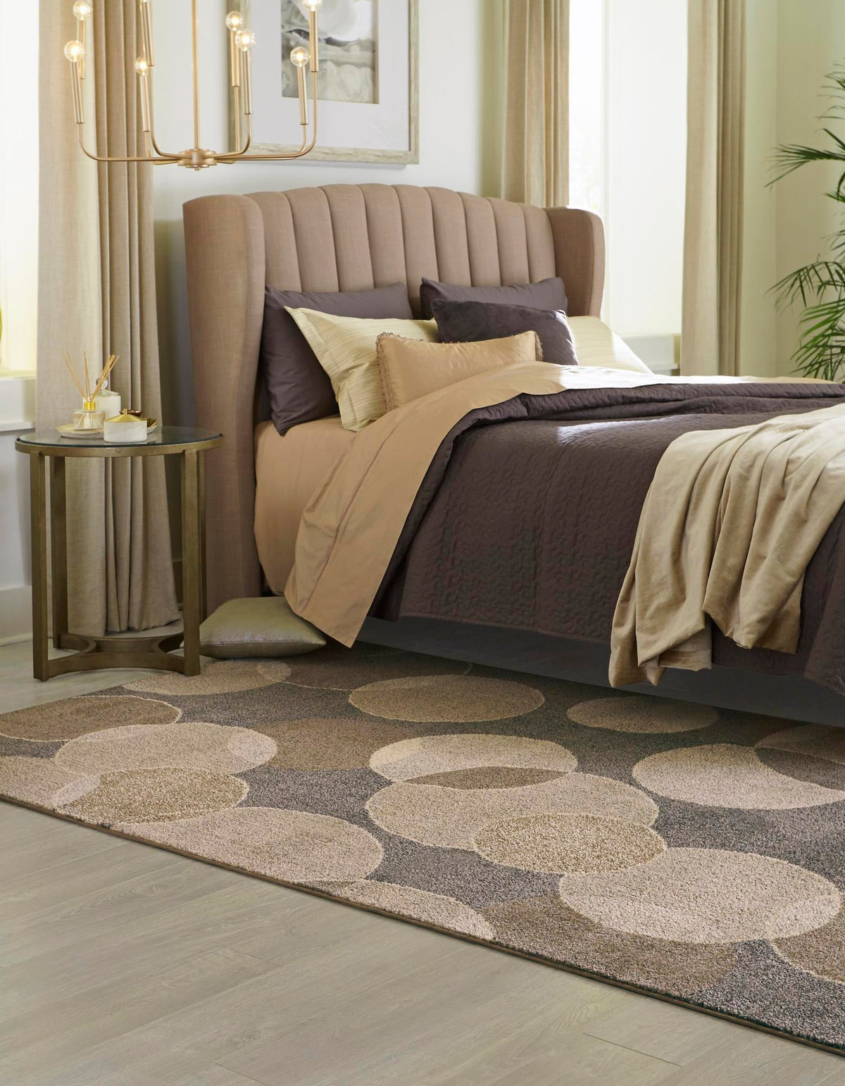 Chromatic Oasis Collection Area Rug -  Zephyr Rectangular Gray  lifestyle 40