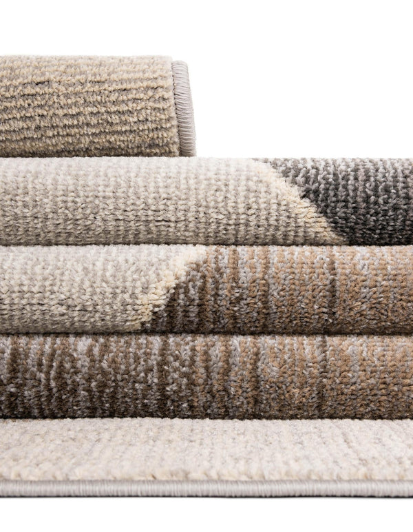Chromatic Oasis Collection Area Rug -  Zephyr Rectangle Gray  lifestyle 32
