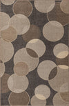 Chromatic Oasis Collection Area Rug -  Zephyr Rectangle Gray  lifestyle 3