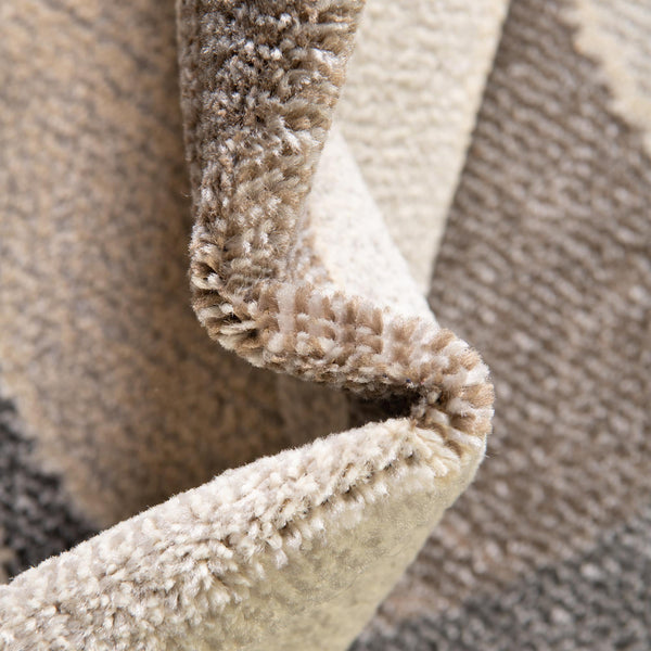 Chromatic Oasis Collection Area Rug -  Zephyr Round Gray  lifestyle 57