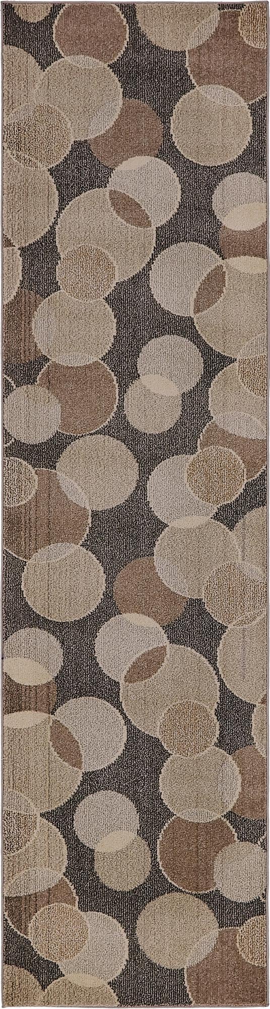 Chromatic Oasis Collection Area Rug -  Zephyr Runner Gray  lifestyle 96