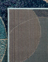 Chromatic Oasis Collection Area Rug -  Zephyr Rectangle Navy Blue  lifestyle 29