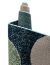 Chromatic Oasis Collection Area Rug -  Zephyr Rectangle Navy Blue  lifestyle 31