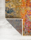 Chromatic Oasis Collection Area Rug -  Azure Rectangle Beige  lifestyle 8