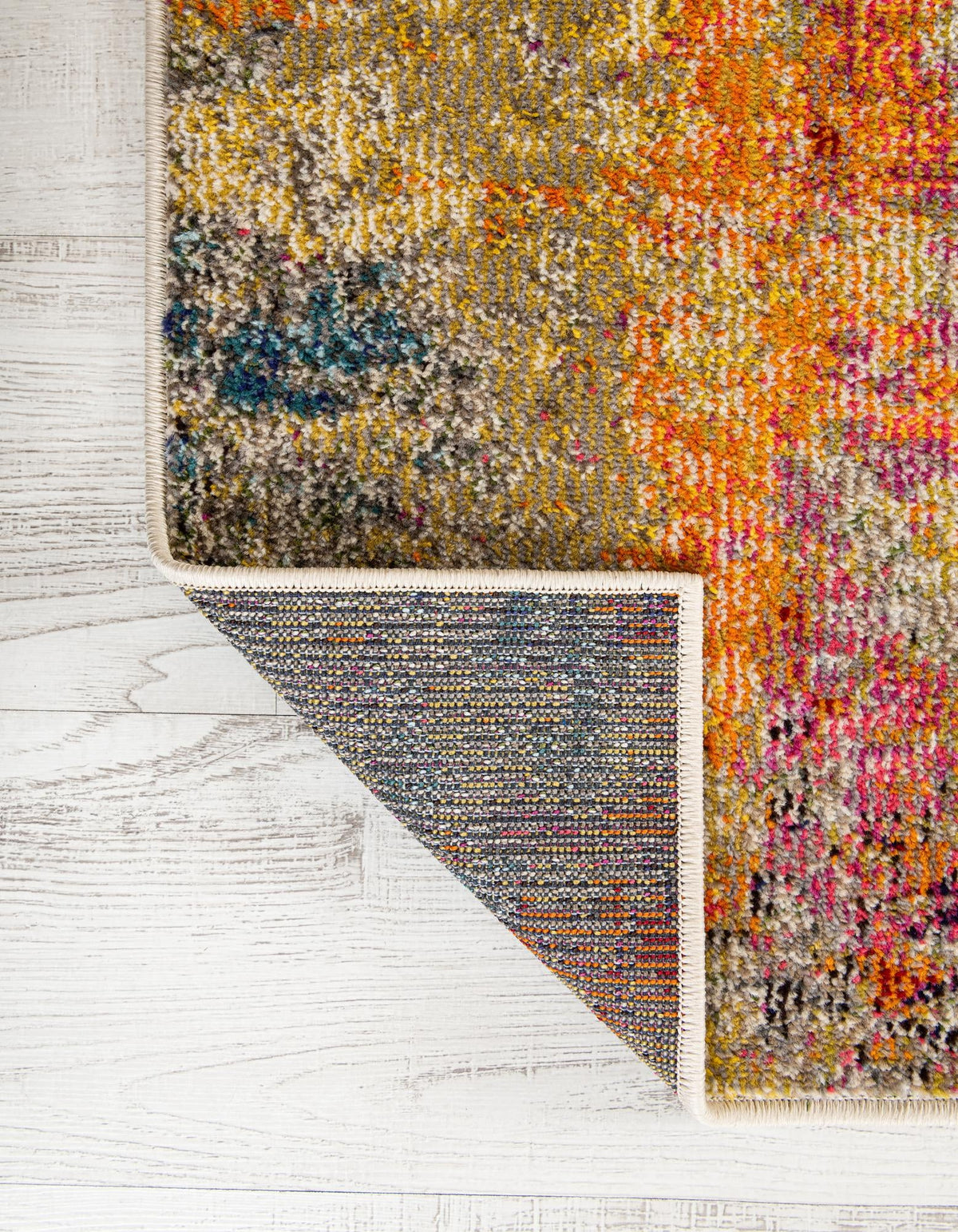 Chromatic Oasis Collection Area Rug -  Azure Rectangle Beige  lifestyle 8