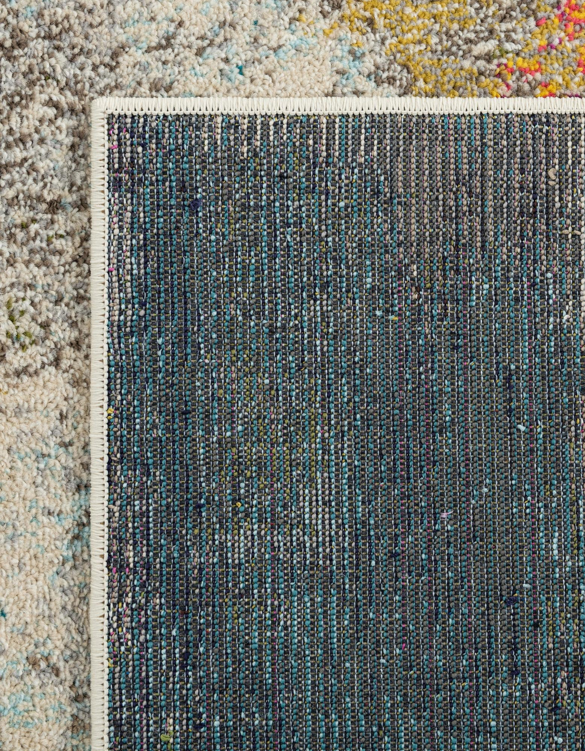 Chromatic Oasis Collection Area Rug -  Azure Rectangle Beige  lifestyle 9