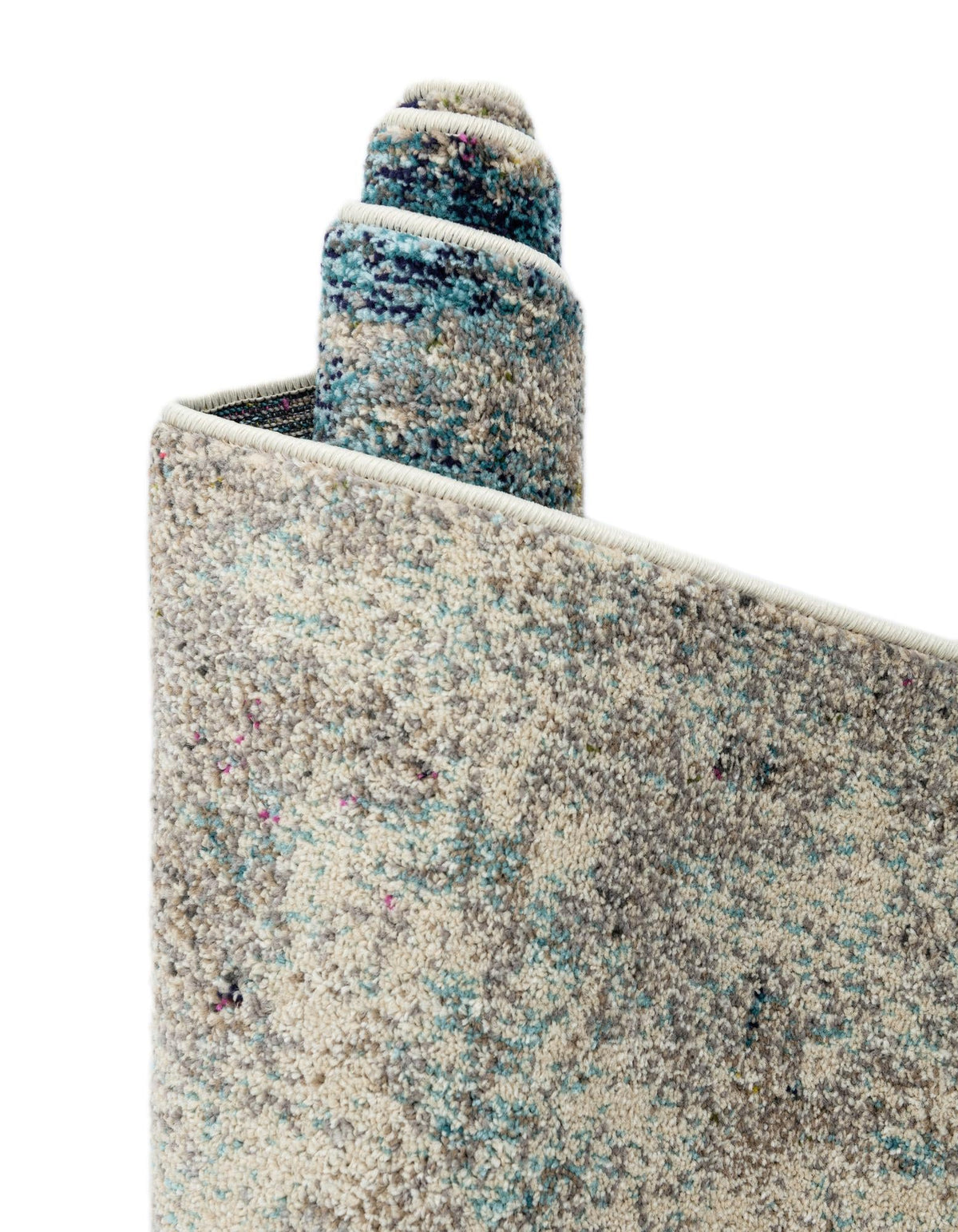 Chromatic Oasis Collection Area Rug -  Azure Rectangle Beige  lifestyle 11