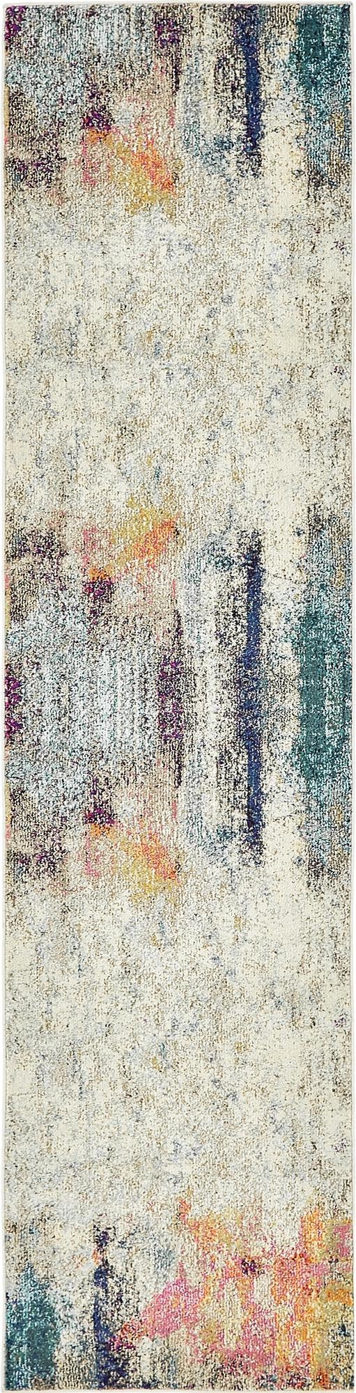 Chromatic Oasis Collection Area Rug -  Azure Runner Beige  lifestyle 20