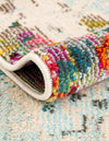 Chromatic Oasis Collection Area Rug -  Blush Rectangle Multi  lifestyle 15