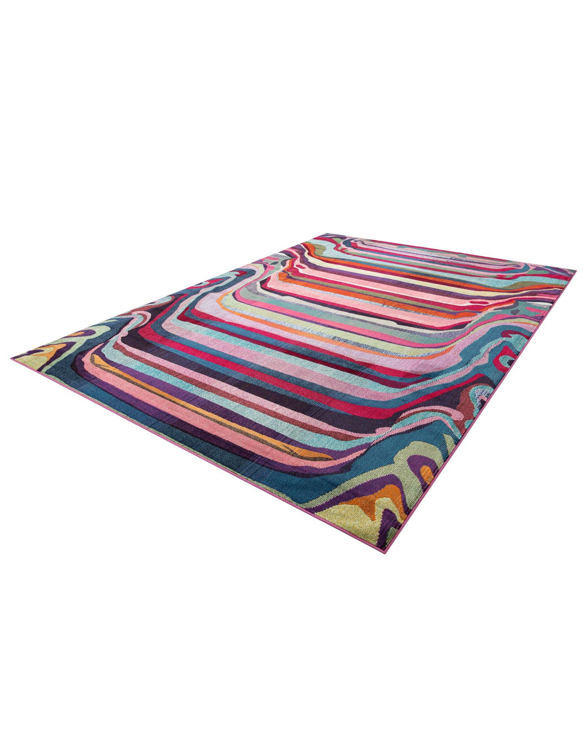 Chromatic Oasis Collection Area Rug -  Dapple Rectangle Multi  lifestyle 3