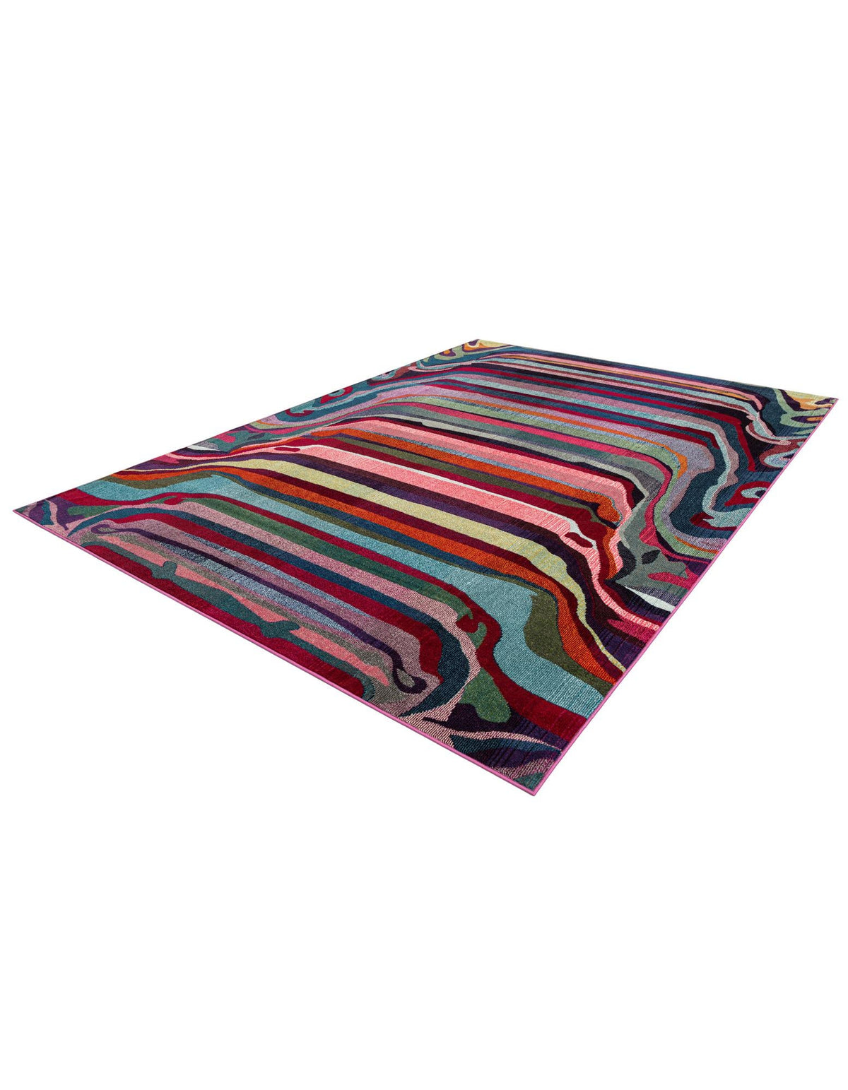 Chromatic Oasis Collection Area Rug -  Dapple Rectangle Multi  lifestyle 4