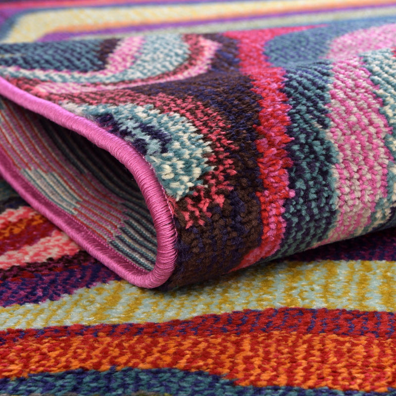 Chromatic Oasis Collection Area Rug -  Dapple Rectangle Multi  lifestyle 18