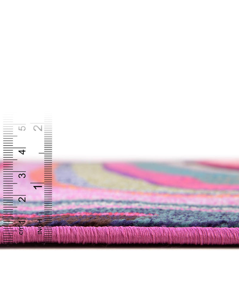 Chromatic Oasis Collection Area Rug -  Dapple Runner Multi  lifestyle 50