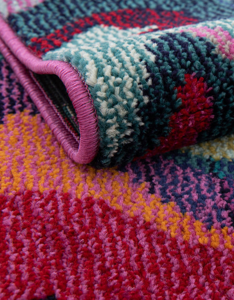 Chromatic Oasis Collection Area Rug -  Dapple Runner Multi  lifestyle 51