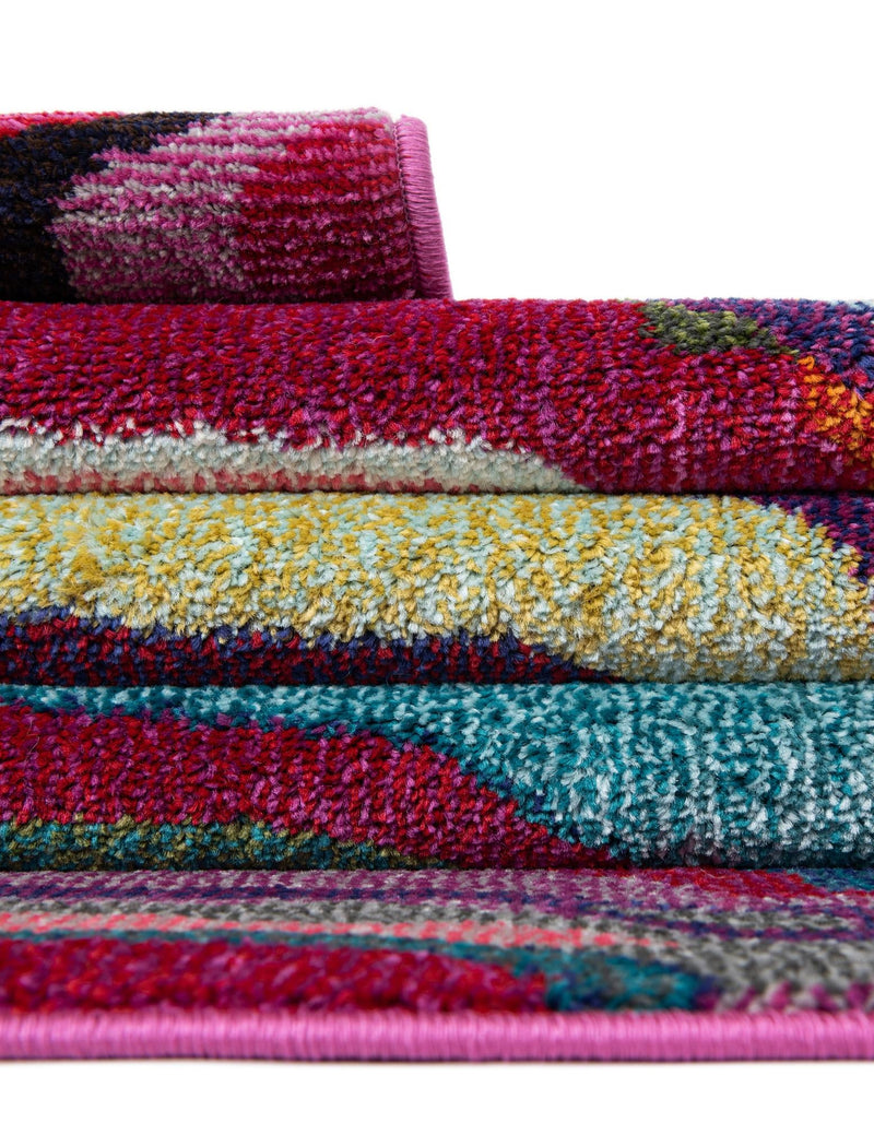 Chromatic Oasis Collection Area Rug -  Dapple Runner Multi  lifestyle 53