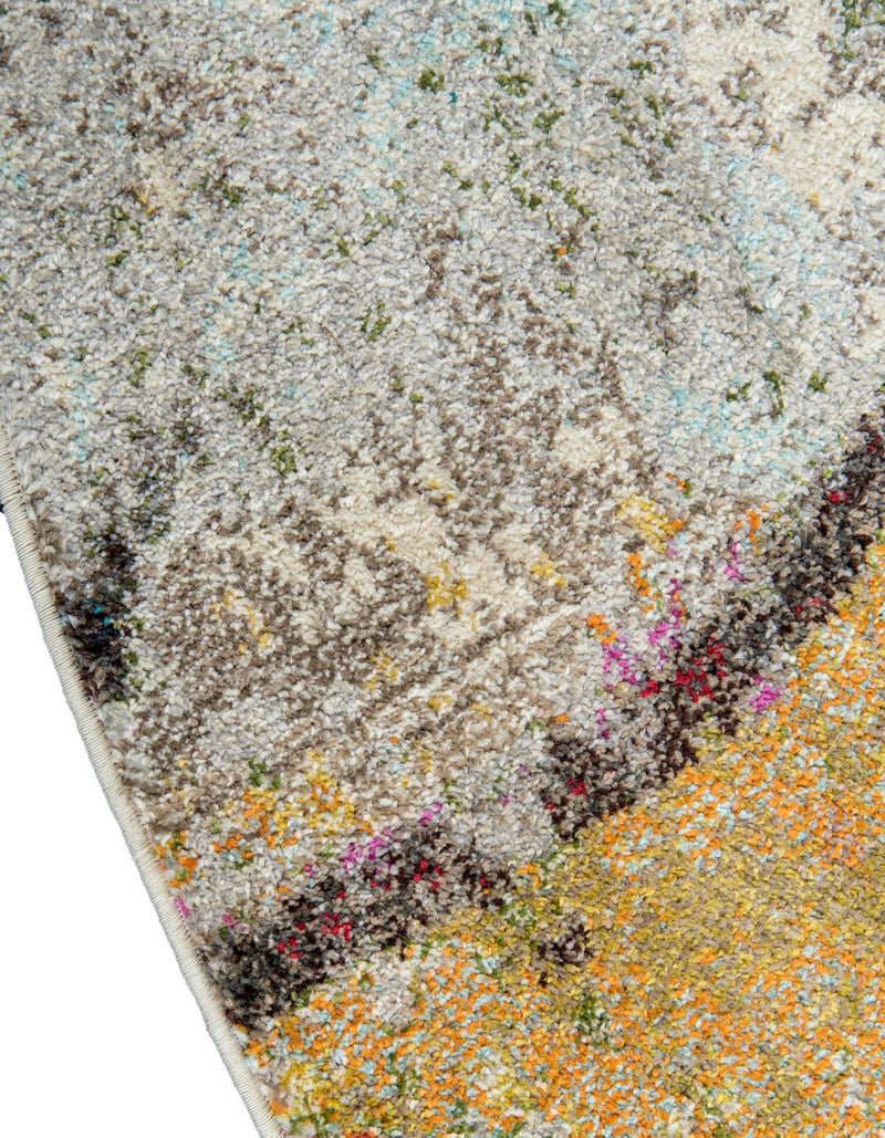 Chromatic Oasis Collection Area Rug -  Fresco Round Multi  lifestyle 49