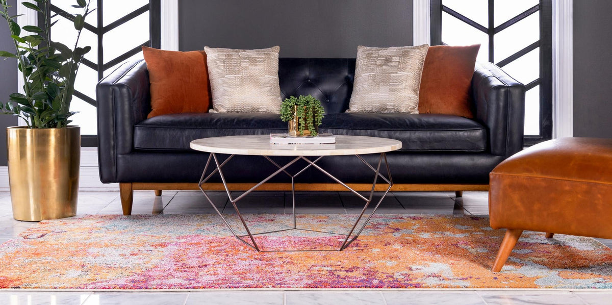 Chromatic Oasis Collection Area Rug -  Haven Rectangle Multi  lifestyle 4