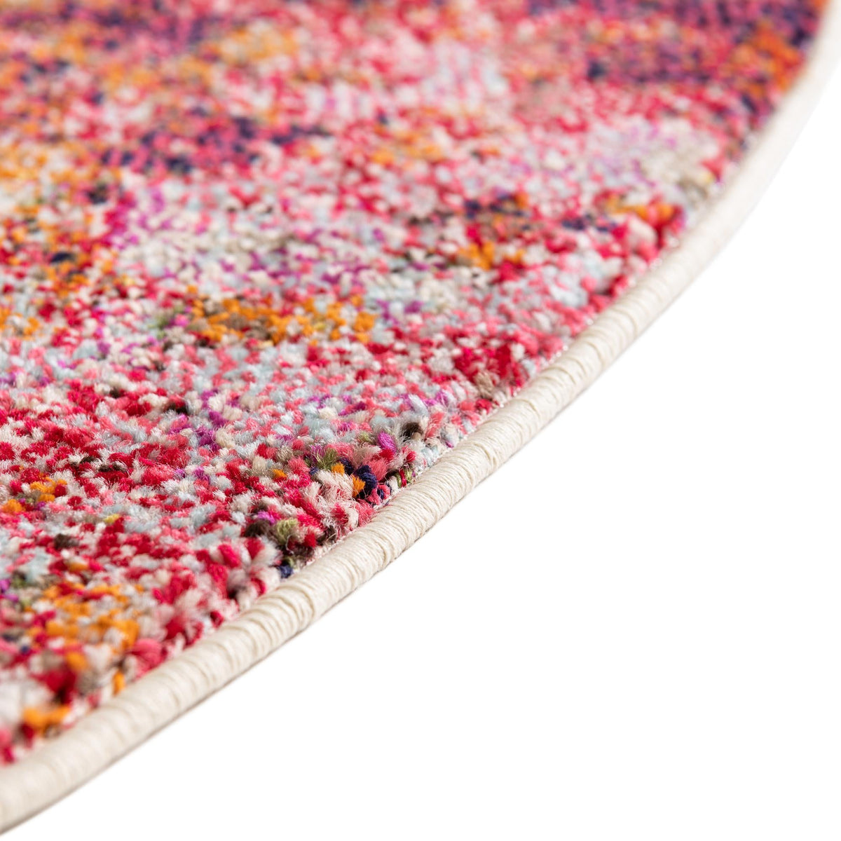 Chromatic Oasis Collection Area Rug -  Haven Round Multi  lifestyle 32