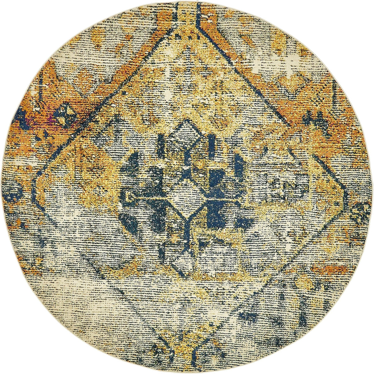 Sierra Collection Area Rug - Sedona Round Beige  lifestyle 17