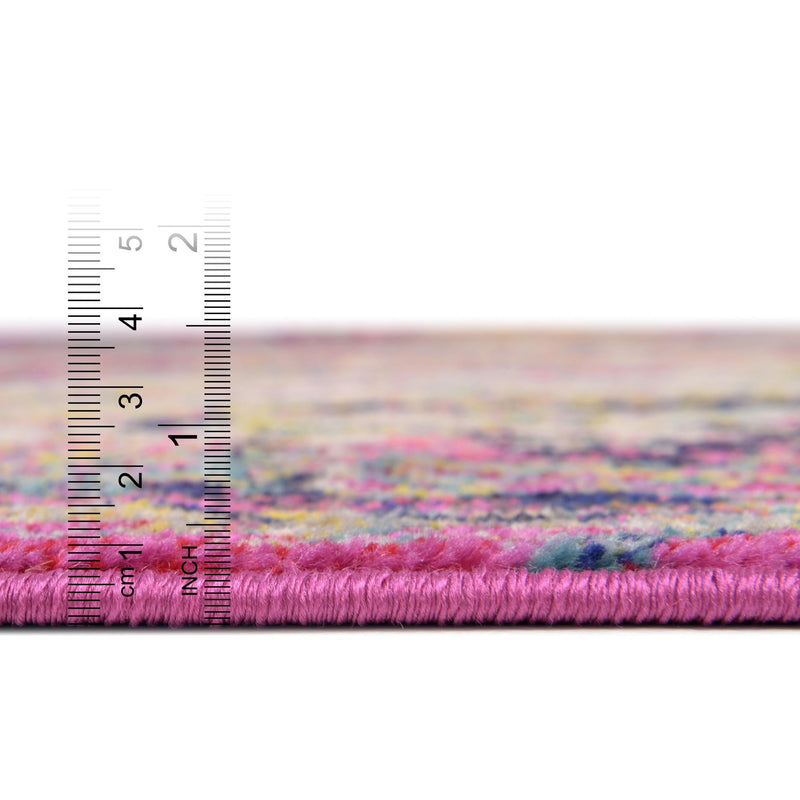 Sierra Collection Area Rug -  Mojave Round Multi  lifestyle 30